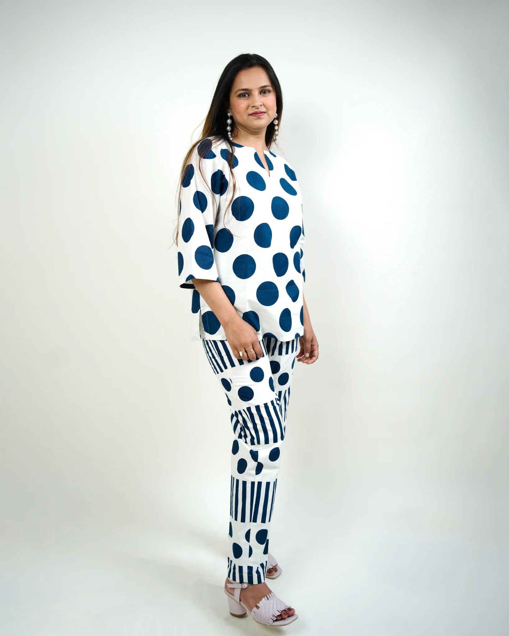 Blueberry Bliss Cotton Co-ord - Set of 2 - Image 6